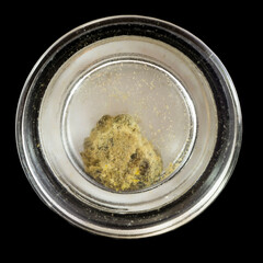 Processed marijuana samples