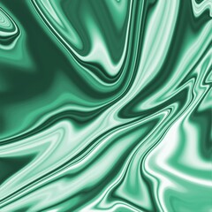 Green Dense Liquid Surface Luxury Fabric Texture Graphic Background