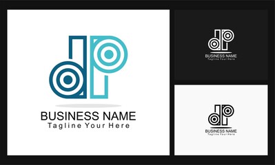 letter line circle vector concept design logo