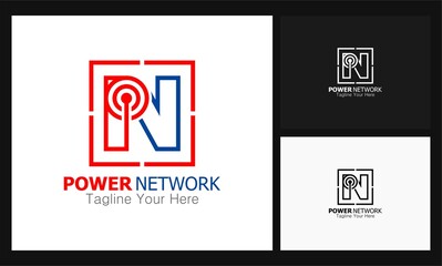 power network group concept design logo