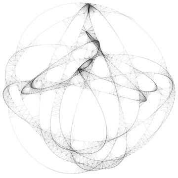 recommend clip art: Abstract curve line art sketch illustration