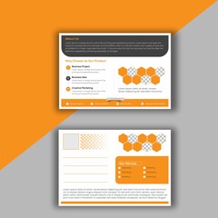 corporate post card design