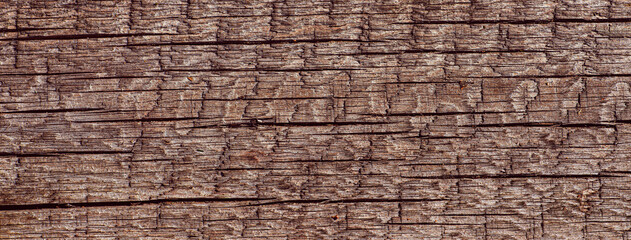 The old brown wooden texture of the board