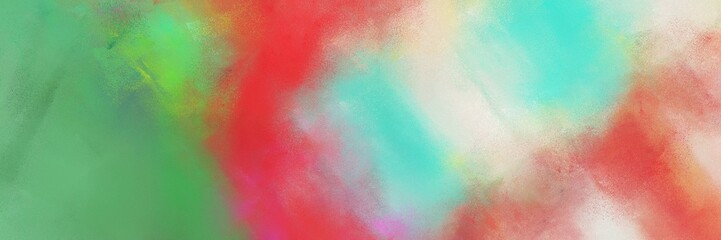 abstract colorful diagonal backdrop with lines and dark sea green, powder blue and moderate red colors. can be used as card, banner or header