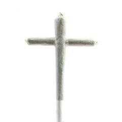 Cross shaped marijuana joint