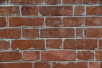 red brick wall