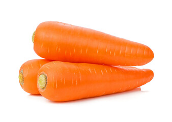 Fresh Carrot isolated on white background