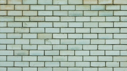 white brick panoramic Wall, backgrounds, textures