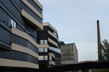 
modern urban european architecture during the day