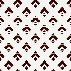 Arrows, scales seamless pattern. Ethnic, tribal print. Squama, chevrons ornament. Repeated arrowhead, triangular shapes