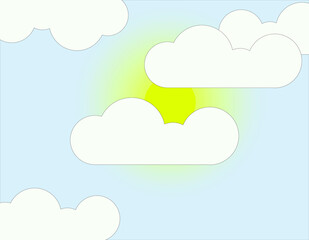 blue, background, sun, sky, summer, cloud, nature, cloudscape, beautiful, sunlight, light, day, weather, view, sunny, cloudy, beauty, white, high, air, clear, environment, landscape, cumulus, bright, 