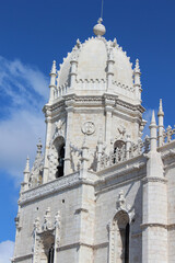 Fototapeta na wymiar The Jeronimos Monastery of Belém located in Lisbon, Portugal