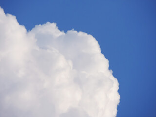 Fototapeta premium blue sky background with white clouds.