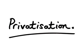 Fototapeta na wymiar Privatisation