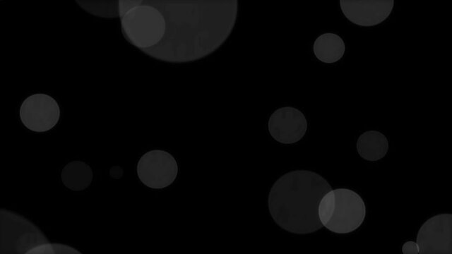 4K Bokeh Overlay, Elegant, detailed, and delightful bokeh and particles visuals, Bokeh lights on black great for backgrounds
