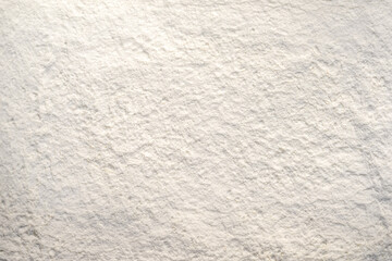 white powder background.