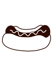 Fast Food Würstchen Hot 