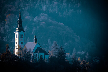 Bled church