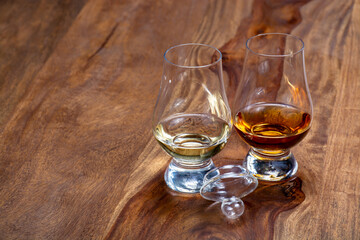 Scotch single malt and blended whisky tasting on distillery in Scotland