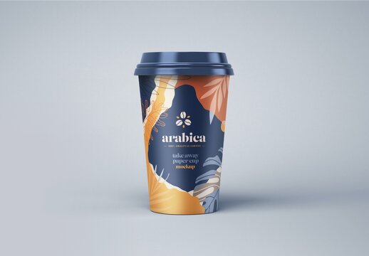 Paper Coffee Cup Mockup
