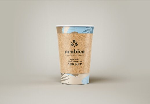 Paper Coffee Cup Mockup
