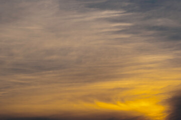 Pastel clouds as a background