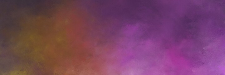 beautiful old mauve, medium orchid and mulberry  colored vintage abstract painted background with space for text or image. can be used as horizontal background graphic