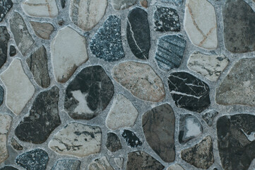 Gray stone background. Ceramic tile. Marble or concrete.