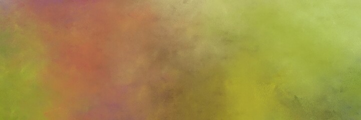 beautiful abstract painting background texture with pastel brown, dark khaki and dark olive green colors and space for text or image. can be used as header or banner