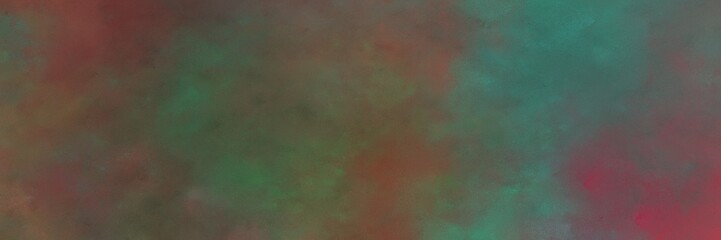 beautiful vintage abstract painted background with dark olive green, dark moderate pink and teal blue colors and space for text or image. can be used as postcard or poster