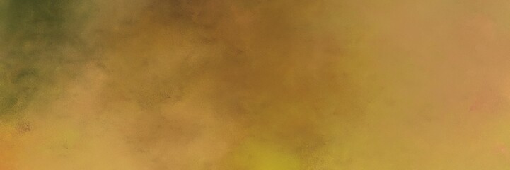 beautiful abstract painting background graphic with peru and dark olive green colors and space for text or image. can be used as postcard or poster