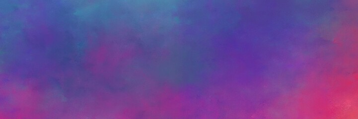 beautiful vintage texture, distressed old textured painted design with dark slate blue and antique fuchsia colors. background with space for text or image. can be used as horizontal background