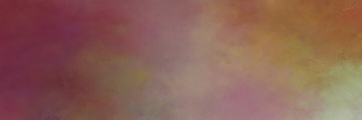beautiful vintage abstract painted background with pastel brown, old mauve and dark gray colors and space for text or image. can be used as horizontal header or banner orientation