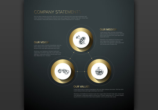 Company Profile Mission Statement Layout