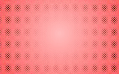 Pink background with dotted gradient. Pink abstract background, texture with dotted elements, vector illustration.