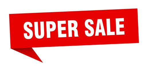 super sale banner. super sale speech bubble. super sale sign