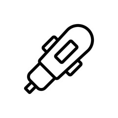 3d pen for creative building icon vector. 3d pen for creative building sign. isolated contour symbol illustration