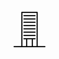 Outline building icon.Building vector illustration. Symbol for web and mobile