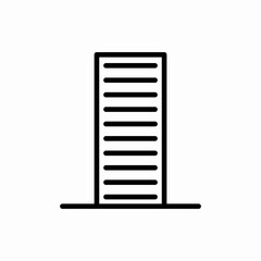 Outline building icon.Building vector illustration. Symbol for web and mobile