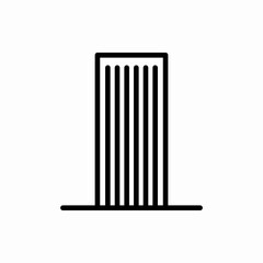 Outline building icon.Building vector illustration. Symbol for web and mobile