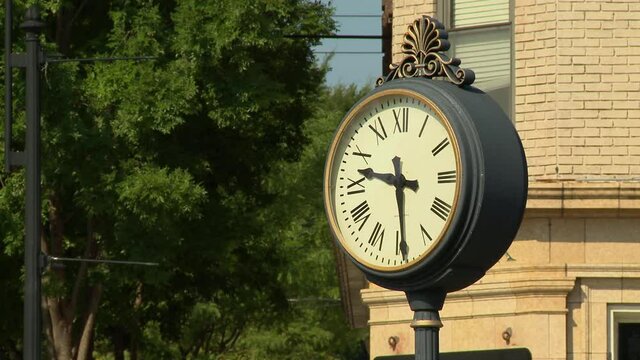 clock in the city