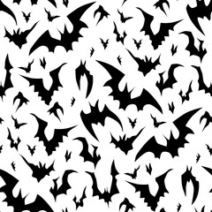 Halloween celebration seamless pattern