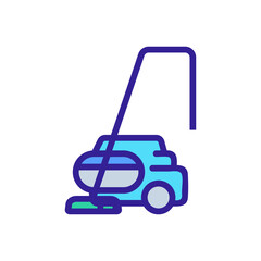 wet vacuum cleaner office equipment icon vector. wet vacuum cleaner office equipment sign. isolated color symbol illustration