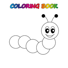 coloring page. Worksheet. Game for kids -  coloring book.