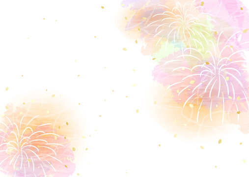 優しい色合いの花火 背景イラスト Stock Vector Adobe Stock 優しい色合いの花火 背景イラスト Stock Vector Adobe Stock