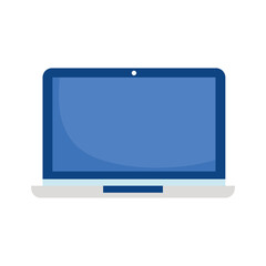 laptop computer device technology isolated icon design