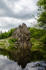 Fototapeta na wymiar lake in the Rock