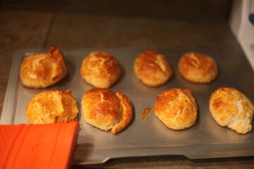 HOME MADE BUTTERMILK BUNS, WARM, AROUND, BUTTER, 