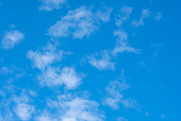 Fototapeta na wymiar The sky has clouds in the daytime.. Blue sky background with clouds.