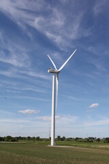 wind turbine in the field